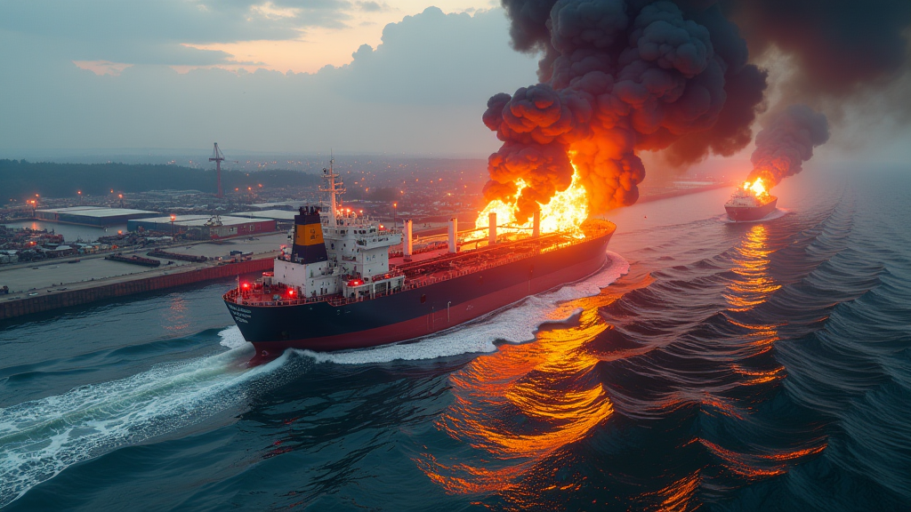 dramatische ltanker