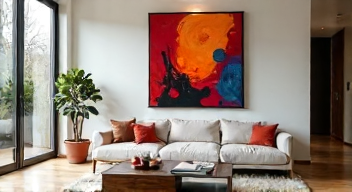 Verbindung von Kunst und Wohnraumgestaltung