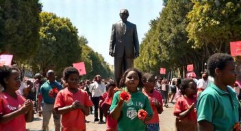 Der kulturelle Einfluss von Nelson Mandela (Friedensnobelpreisträger, 1918-2013) (3/10)